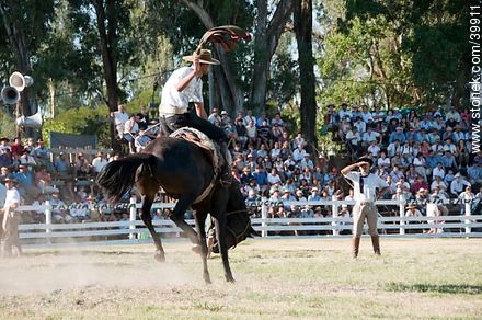 Pruebas de monta en basto - Departamento de Tacuarembó - URUGUAY. Foto No. 39911