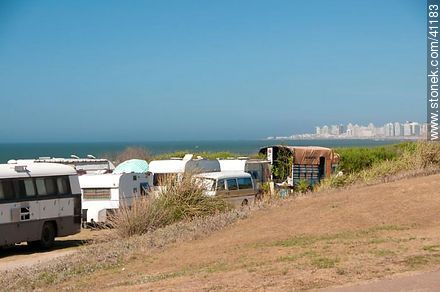 Trailers in Parada 45 Brava - Punta del Este and its near resorts - URUGUAY. Photo #41183