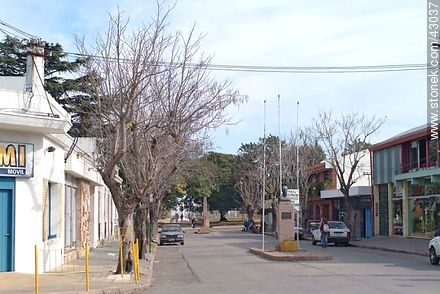 José Batlle y Ordóñez St. in city La Paz - Department of Canelones - URUGUAY. Photo #43037