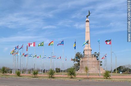 Obelisk of Las Piedras - Department of Canelones - URUGUAY. Photo #43018
