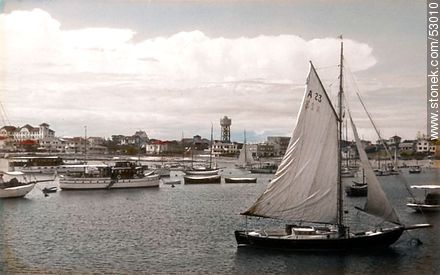 Old photo of the Port of Punta del Este - Punta del Este and its near resorts - URUGUAY. Photo #53010