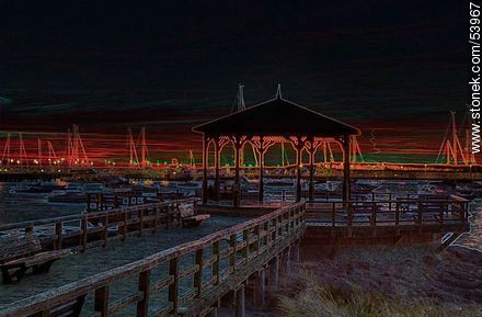 Arbor and walk to enjoy the view of the port of Punta del Este - Punta del Este and its near resorts - URUGUAY. Photo #53967