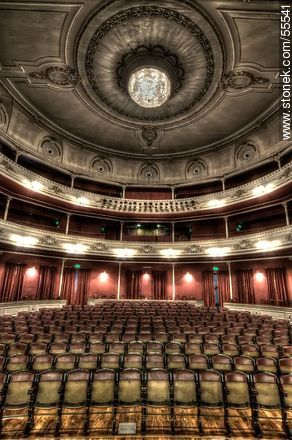 Bartolomé Macció Theatre. View from the stage. - San José - URUGUAY. Photo #55541