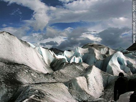 Irregular superficie del glaciar Viedma -  - ARGENTINA. Foto No. 56611