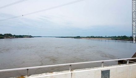 El río Uruguay aguas arriba - Departamento de Salto - URUGUAY. Foto No. 56999