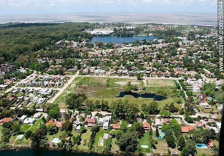 Aerial view of Parque Miramar - Department of Canelones - URUGUAY. Photo #59044