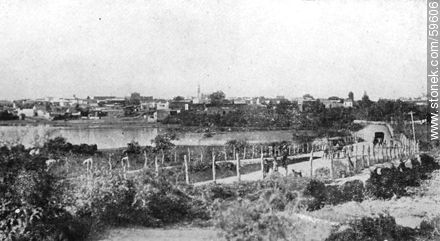 Vista de la ciudad de Fray Bentos, 1910 -  - URUGUAY. Foto No. 59606