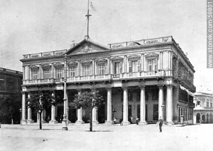 Palacio de Gobierno, 1910 - Departamento de Montevideo - URUGUAY. Foto No. 59801