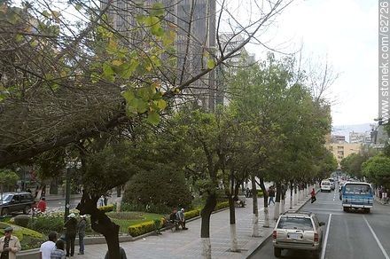 Paseo El Prado en la Av. 16 de Julio - Bolivia - Otros AMÉRICA del SUR. Foto No. 62726