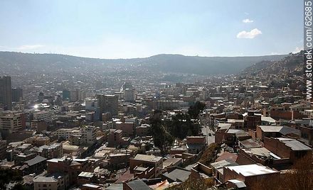 Aerial View of the capital from the viewpoint Killi Killi - Bolivia - Others in SOUTH AMERICA. Photo #62685