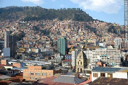 View of domes, buildings, houses and mountains - Bolivia - Others in SOUTH AMERICA. Photo #62840