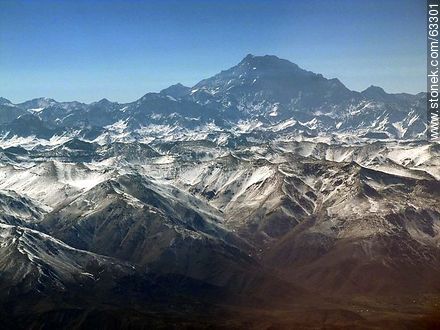 The Andes Mountains with snowy peaks - Chile - Others in SOUTH AMERICA. Photo #63301