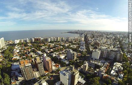 Aerial View of Pocitos. Streets 26 de Marzo and Juan Benito Blanco - Department of Montevideo - URUGUAY. Photo #63442