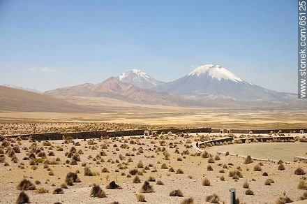 Nevados de Payachatas. Volcanes Pomerape y Parinacota - Chile - Otros AMÉRICA del SUR. Foto No. 65125