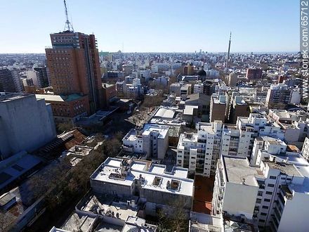 Aerial view of Soriano street - Department of Montevideo - URUGUAY. Photo #65712