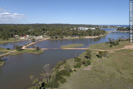 Aerial view of El Tesoro in Arroyo Maldonado - Punta del Este and its near resorts - URUGUAY. Photo #66691