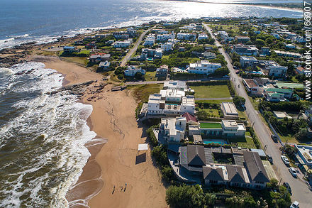 Aerial view of the spa to the west - Punta del Este and its near resorts - URUGUAY. Photo #66907