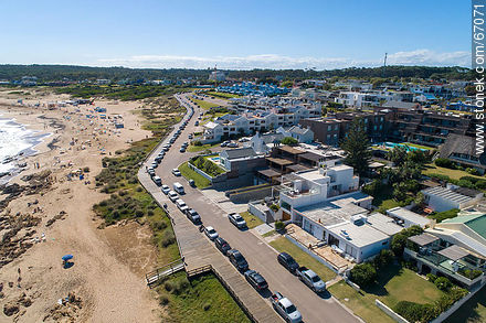 Aerial photo of the resort Manantiales - Punta del Este and its near resorts - URUGUAY. Photo #67071