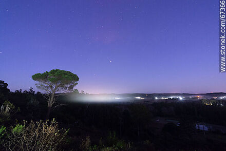 Madrugada desde el Mirador - Departamento de Lavalleja - URUGUAY. Foto No. 67366