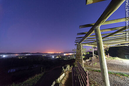 Madrugada desde el Mirador - Departamento de Lavalleja - URUGUAY. Foto No. 67364