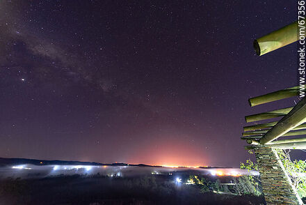 Madrugada estrellada. Vía Láctea - Departamento de Lavalleja - URUGUAY. Foto No. 67356