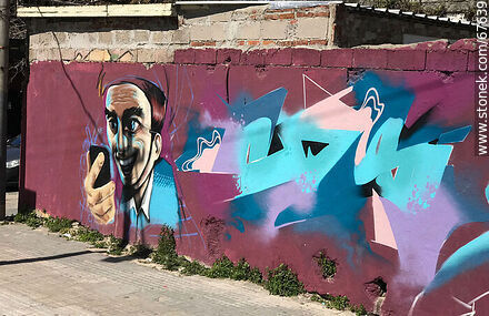 Mural in Gonzalo Ramirez corner Ejido - Department of Montevideo - URUGUAY. Photo #67639