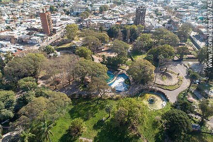 Aerial view of the Villa Dolores City Zoo - Department of Montevideo - URUGUAY. Photo #67743