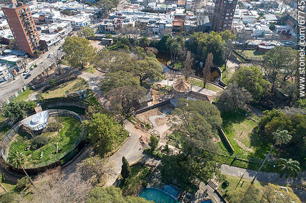 Vista aérea del Zoológico Municipal de Villa Dolores - Departamento de Montevideo - URUGUAY. Foto No. 67745
