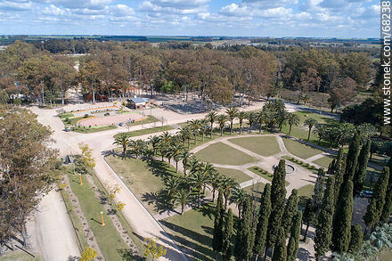 Aerial view of Parque Constitución - Flores - URUGUAY. Photo #68238