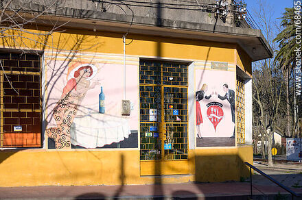 Murals with restaurant motifs - Department of Florida - URUGUAY. Photo #68465