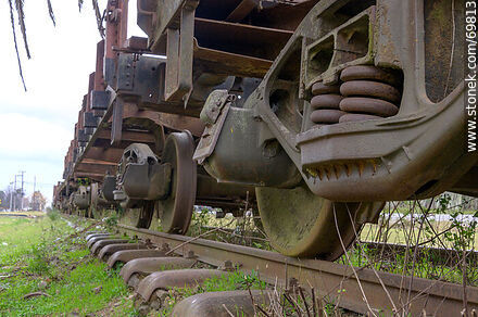 Chatarra ferroviaria - Departamento de Florida - URUGUAY. Foto No. 69813