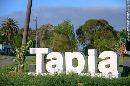 Letters of Tapia - Department of Canelones - URUGUAY. Photo #70700