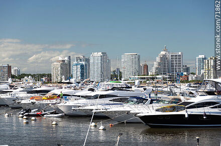 Boats in port - Punta del Este and its near resorts - URUGUAY. Photo #71862