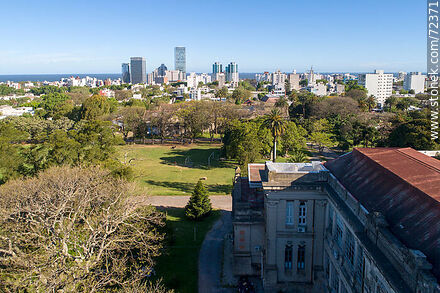 Aerial view of the Veterinary Faculty in the Buceo neighborhood, 2020. - Department of Montevideo - URUGUAY. Photo #72371