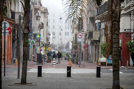Pedestrian Perez Castellano - Department of Montevideo - URUGUAY. Photo #72721