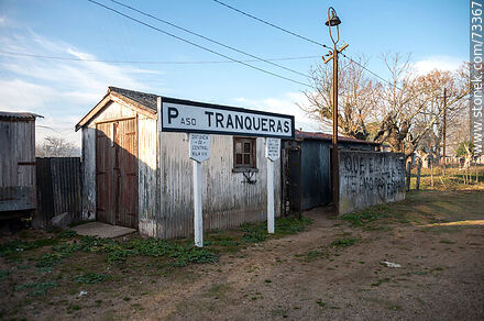 Estación de trenes Paso Tranqueras - Departamento de Rivera - URUGUAY. Foto No. 73367