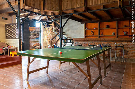 Hotel Artigas facilities. Games room. Ping-pong table - Department of Rivera - URUGUAY. Photo #73928