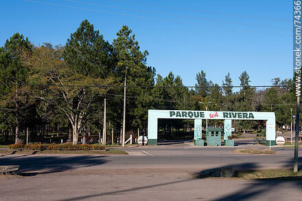 Rivera Park in front of routes 7 and 26 - Department of Cerro Largo - URUGUAY. Photo #74366