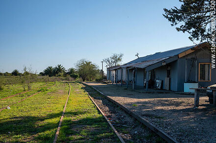 Antigua estación de trenes de Chamizo - Departamento de Florida - URUGUAY. Foto No. 75300