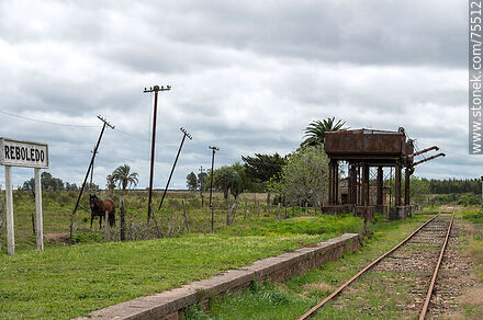 Antigua estación de trenes Reboledo - Departamento de Florida - URUGUAY. Foto No. 75512