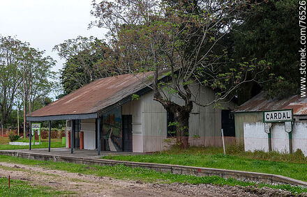 Estación Cardal de ferrocarril - Departamento de Florida - URUGUAY. Foto No. 76526