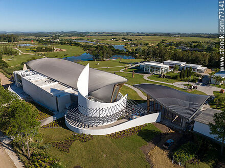 Aerial view of the Atchugarry Museum of Contemporary Art - Punta del Este and its near resorts - URUGUAY. Photo #77141