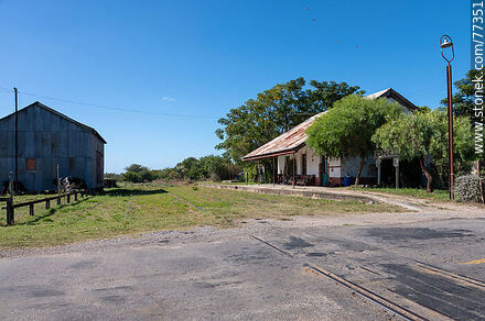 Antigua estación de trenes Capurro (2022). Ruta 78 - Departamento de San José - URUGUAY. Foto No. 77351