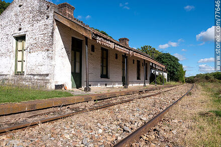 Estación de trenes Olmos - Departamento de Canelones - URUGUAY. Foto No. 77646
