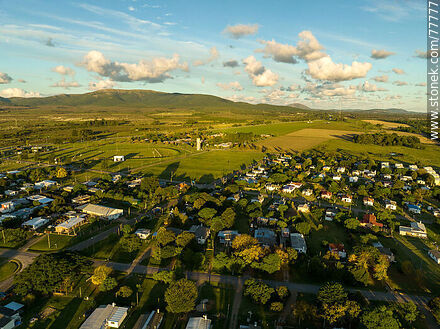Aerial view of Gregorio Aznarez village - Department of Maldonado - URUGUAY. Photo #77777