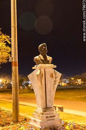 Bust of Fructuoso del Puerto - Department of Treinta y Tres - URUGUAY. Photo #79673