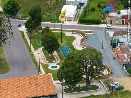 Aerial view of recreation areas and playgrounds - Lavalleja - URUGUAY. Photo #84566