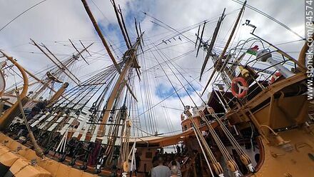 Italian training ship Amerigo Vespuccio in Montevideo. March 2024 - Department of Montevideo - URUGUAY. Photo #84574