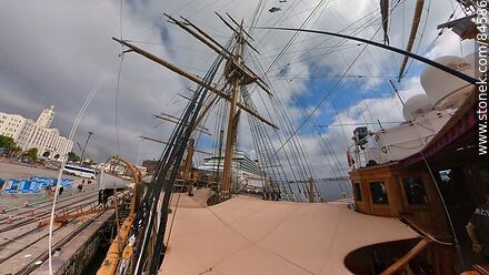 Italian training ship Amerigo Vespuccio in Montevideo. March 2024 - Department of Montevideo - URUGUAY. Photo #84586