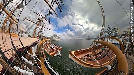 Italian training ship Amerigo Vespuccio in Montevideo. March 2024 - Department of Montevideo - URUGUAY. Photo #84597